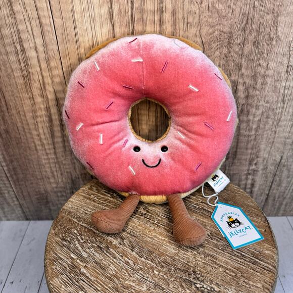 Jellycat Amuseables Doughnut Jellycat Donut FAST SHIP Jellycat Christmas NeW - Picture 2 of 8